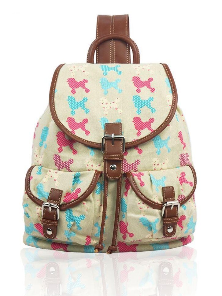 Lifestyle foto Béžový vak Retro pudle