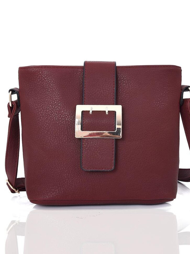 Pre dokonalý a originálny outfit Bordová kabelka s prackou Janella