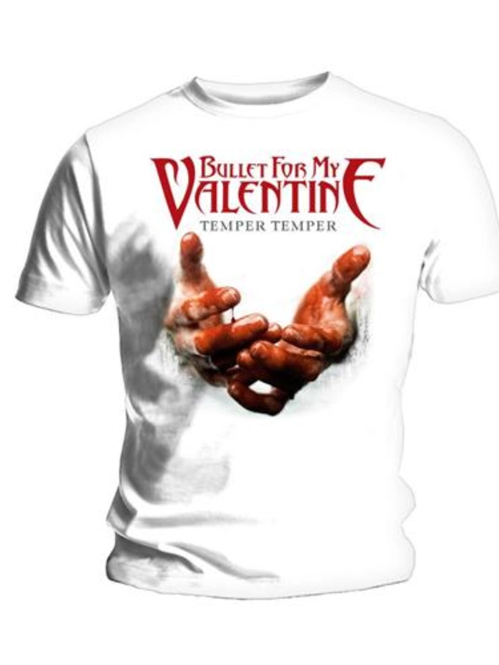 Potešte sa týmto kúskom Dedoles Tričko Bullet For My Valentine Temper Temper Blood Hands 
