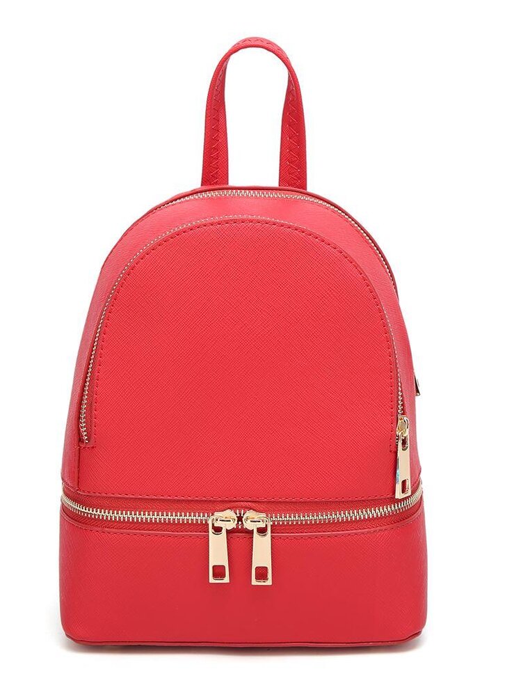 Tip na darček Červený ruksak z PU kože Fifi