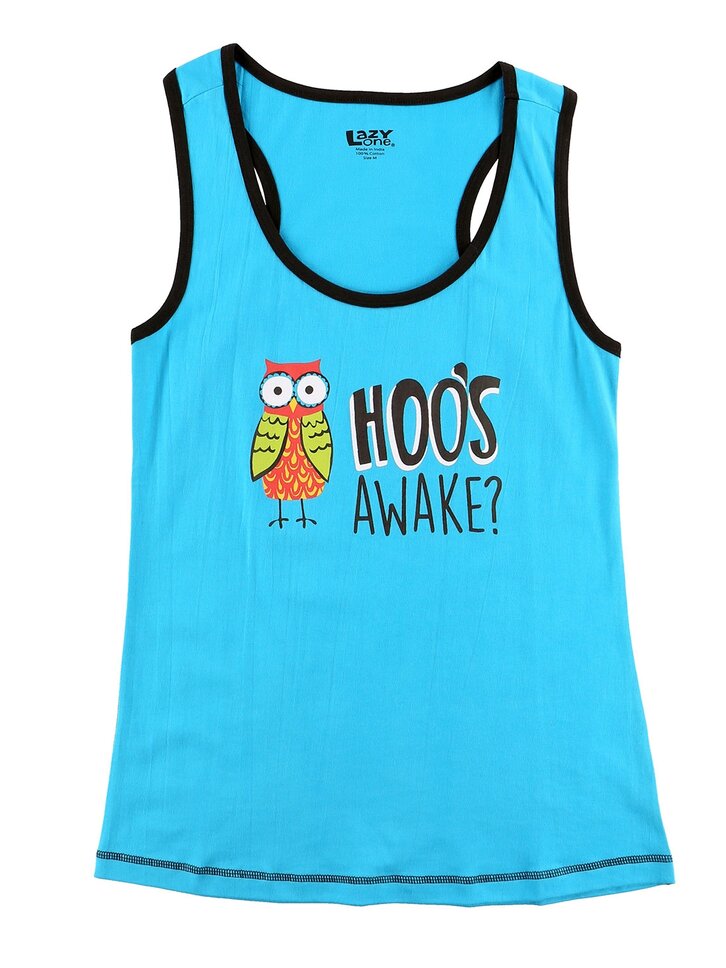 Lifestyle foto Dámske pyžamové tielko Už som vstala