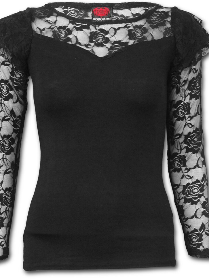 Bereiten Sie sich Freude mit diesem Dedoles-Stück Damen T-Shirt mit Spitze Basic