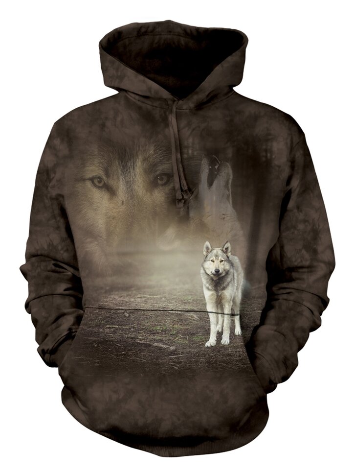 Zľava Mikina s kapucňou Život vlka