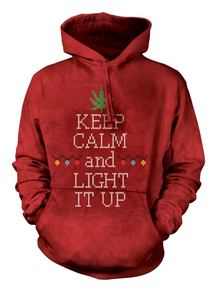 Pre dokonalý a originálny outfit Mikina s kapucňou Vianočné svetlá