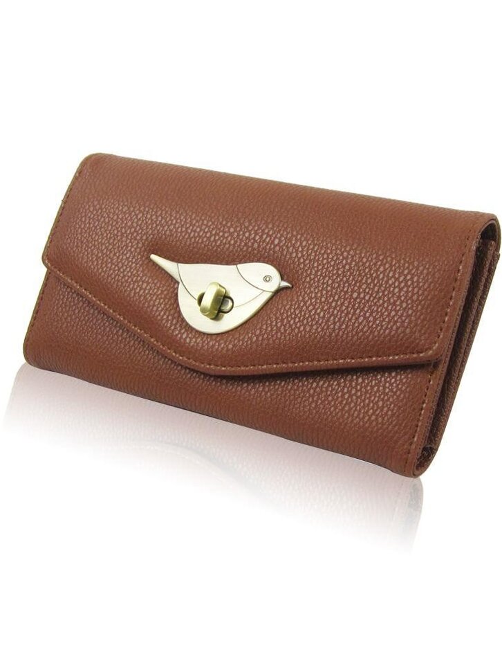 Pre dokonalý a originálny outfit Peňaženka Bird hnedá