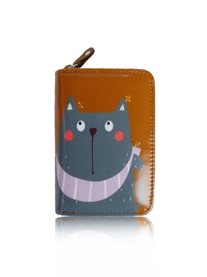 Výjimečný dárek od Dedoles Peněženka Roztomilá kočka hnědá