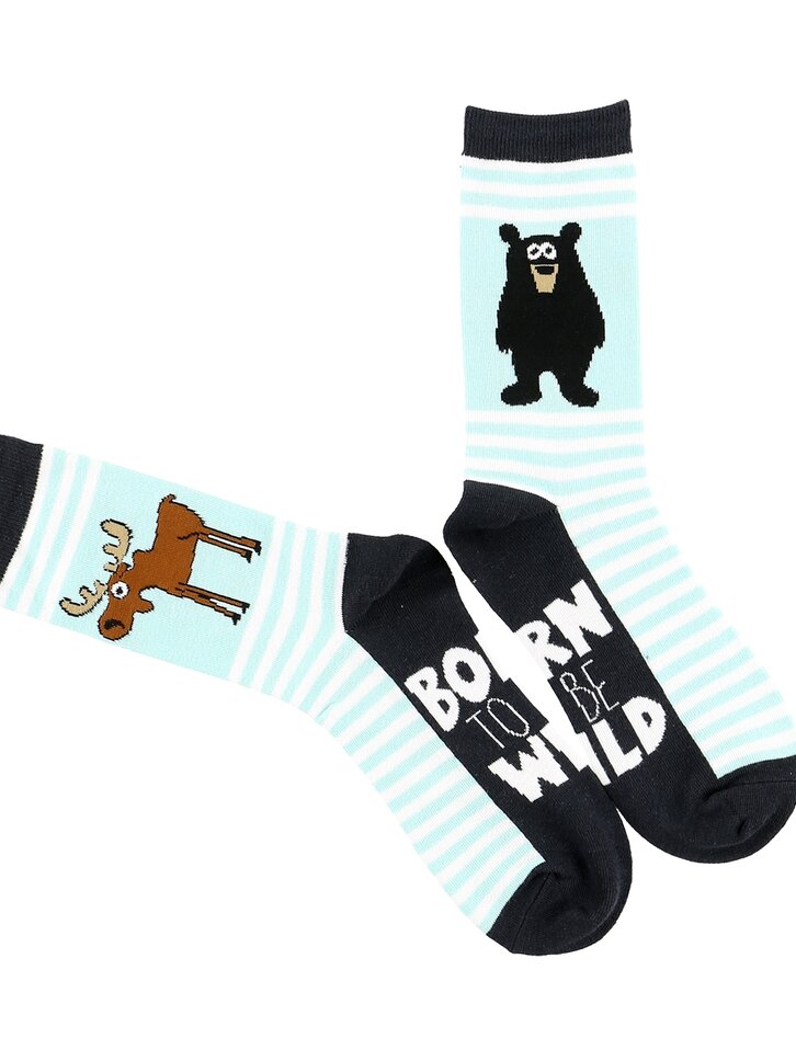 Foto Socken Geboren, wild zu sein 