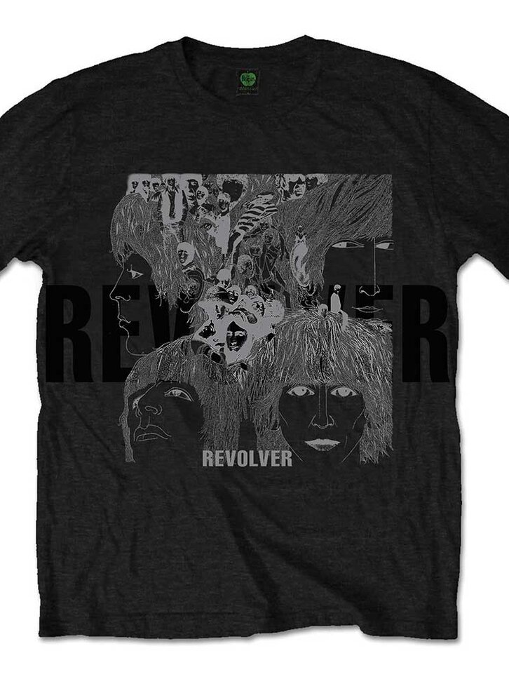 Výpredaj Tričko The Beatles Reverse Revolver with Foiled Application