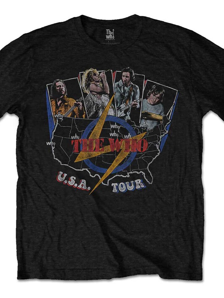 Potešte sa týmto kúskom Dedoles Tričko The Who USA Tour Vintage 