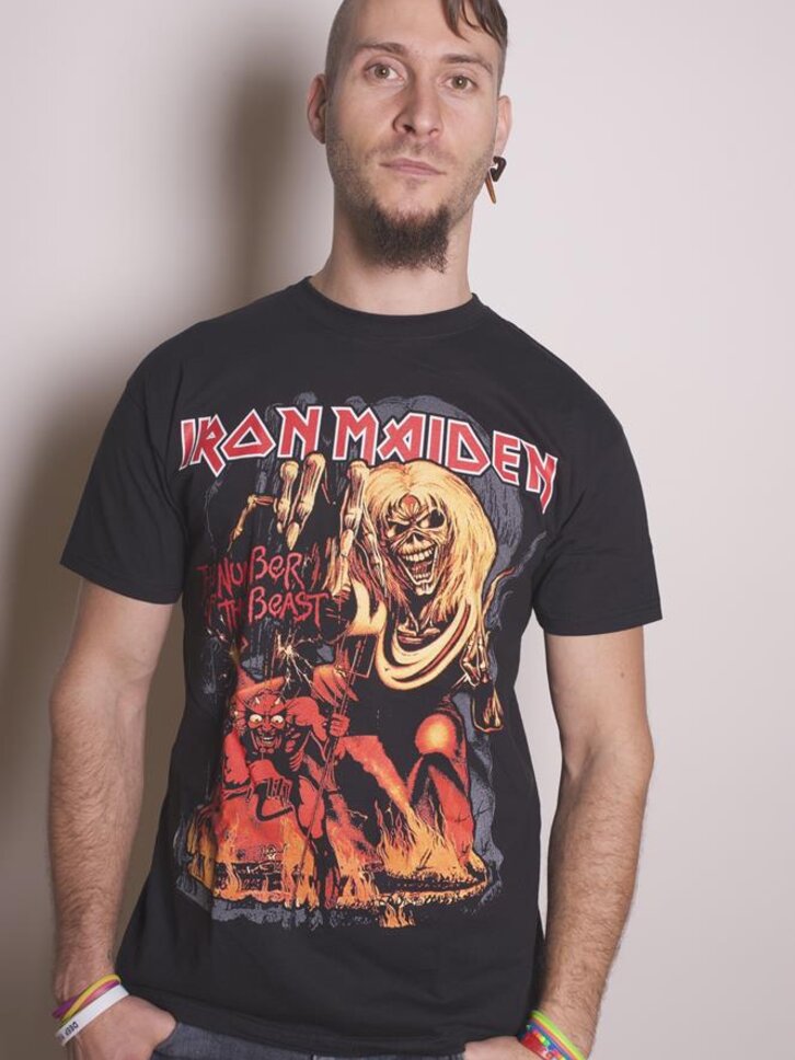novel Regularly Foreman Tricou Iron Maiden Number Of The Beast Graphic | Dedoles