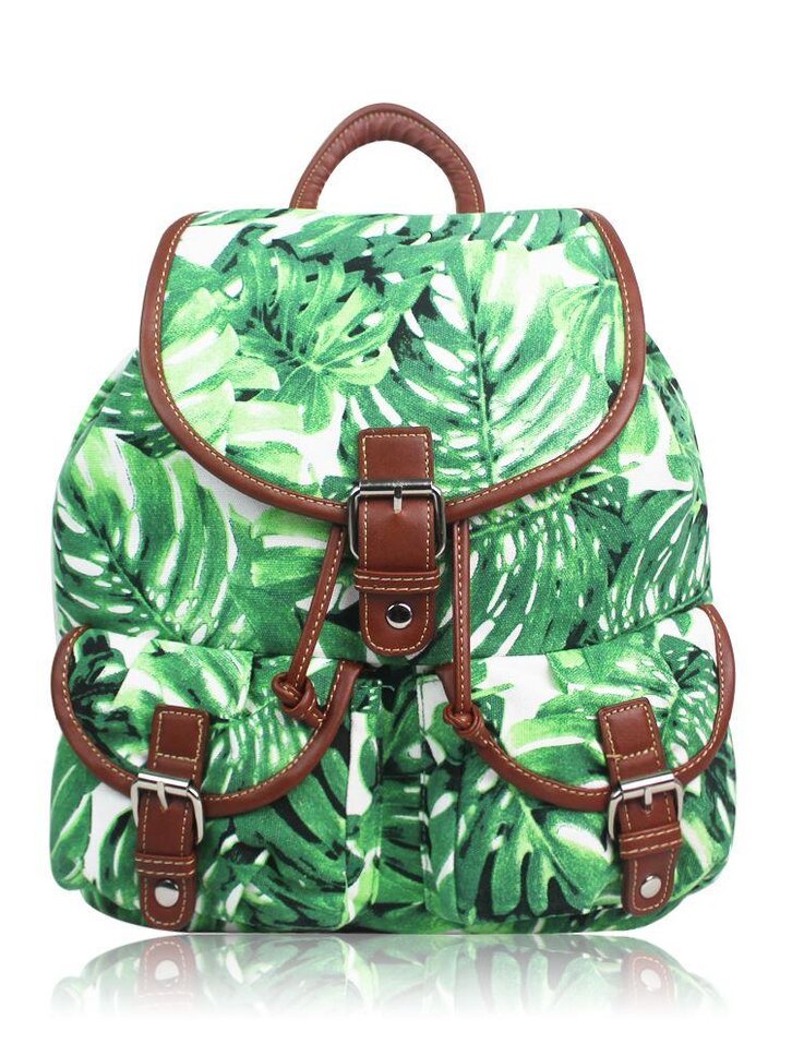 Ausverkauf Vintage Rucksack Green Hawaii