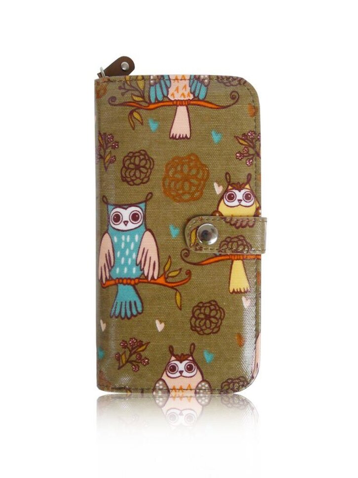 Tip na dárek Velká peněženka Sova šedá