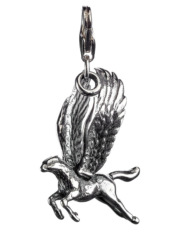 Pre dokonalý a originálny outfit Visiaci strieborný prívesok Harry Potter Hrdozobec