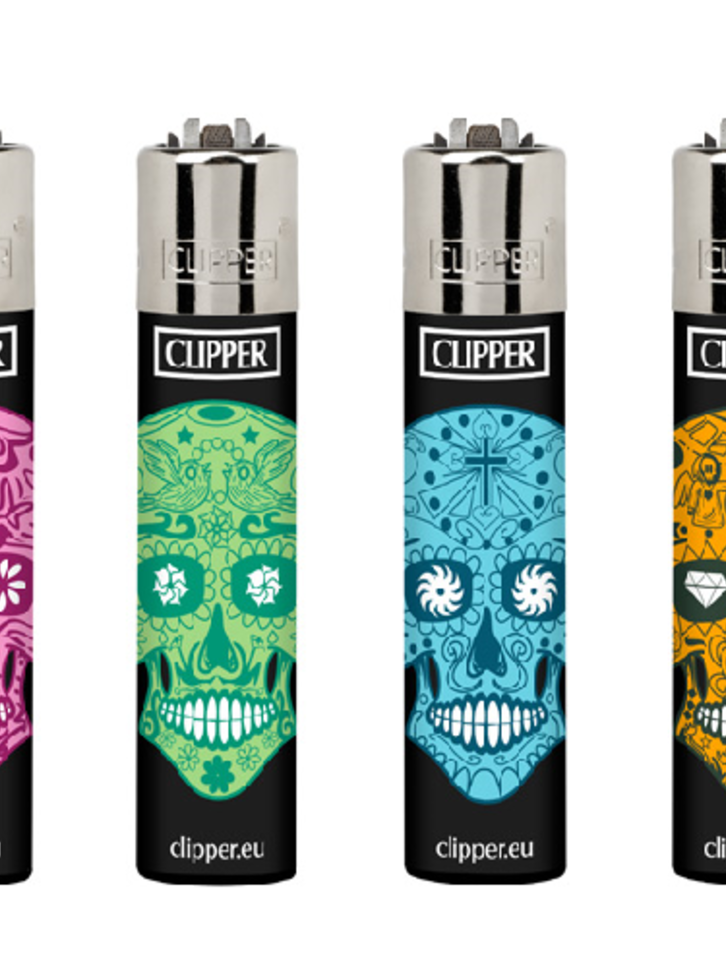 Obrázok produktu Zapaľovač CLIPPER® Mexické lebky 4ks