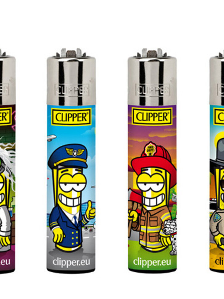 Hľadáte originálny a nezvyčajný darček? Obdarovaného zaručene prekvapí Zapaľovač CLIPPER® Povolania 4ks