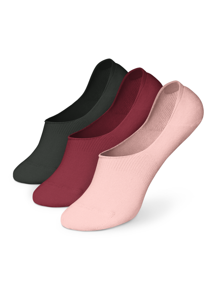 Cotton No Show Socks 3pack Elegance Dedoles
