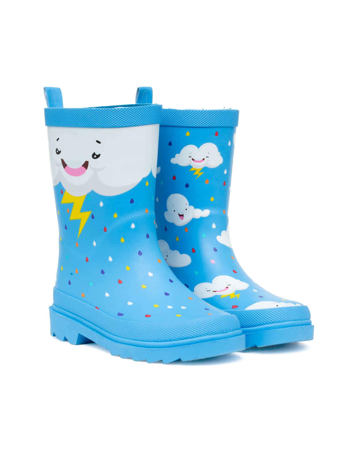 Kids' Rain Boots Rainy Clouds Dedoles