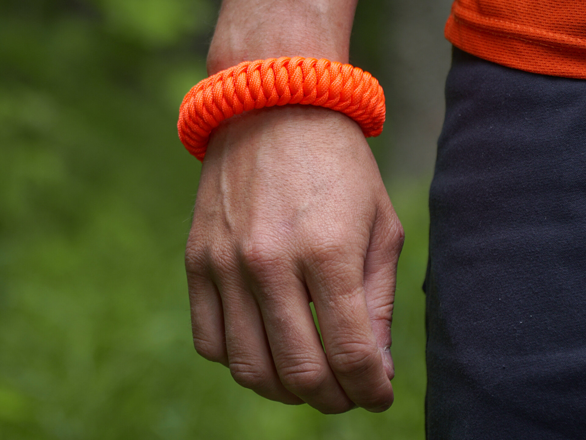 Bracelet en paracorde orange String Dedoles