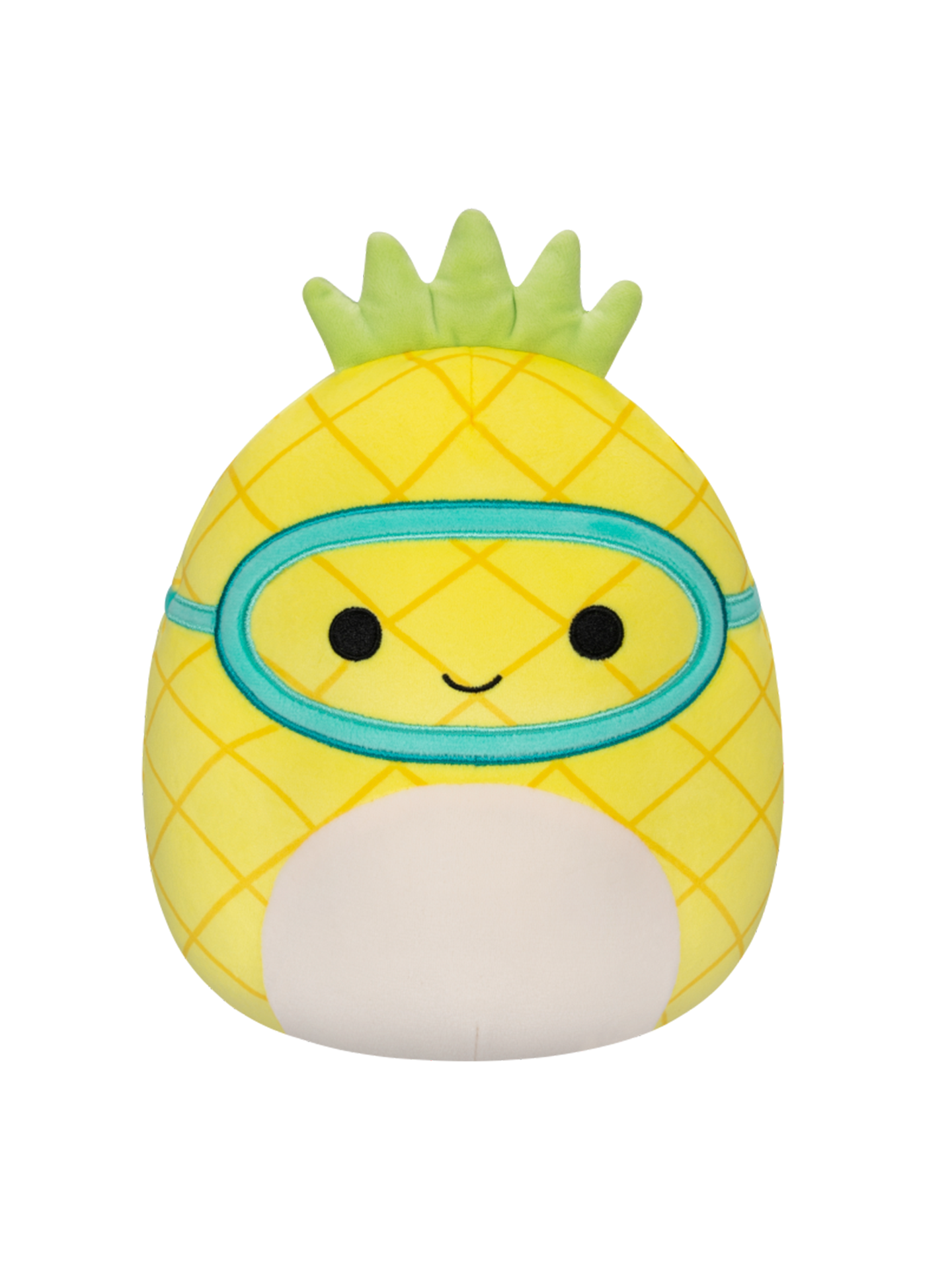 Squishmallows Maui die Ananas mit Tauchermaske, 20 cm Dedoles