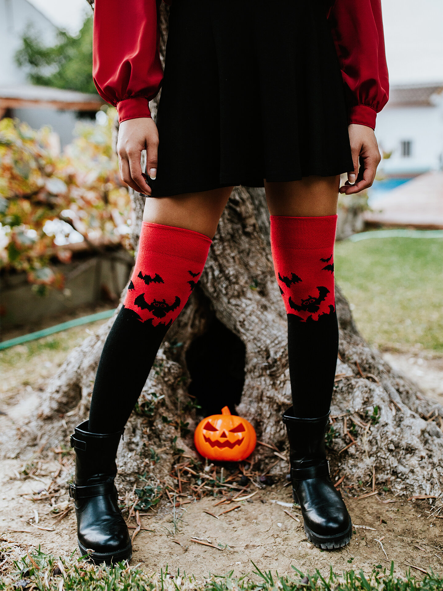 Over the Knee Socks Bats Dedoles