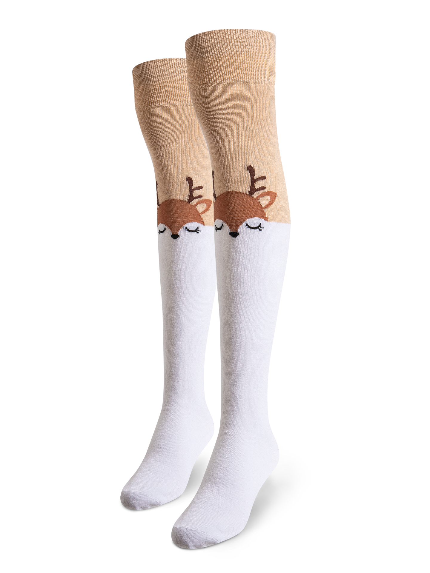 Chaussettes Hautes Halloween Imprimées Motif Sang - Pour Cosplay, Fêtes Déguisées | En Polyester élastique