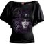 Potešte sa týmto kúskom Dedoles Dámske volánové tričko Spiral Direct Resting Witch face
