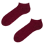 Sale Burgundy Bamboo Ankle Socks