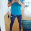 Lifestyle fotó Férfi sportos leggings Pacman
