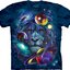 Tip na darček T-shirt Lion in Universe