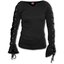 Foto Ladies' T-shirt with Lacing Black 