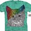 Ausverkauf Mandala Ausmal T-Shirt Katzenaugen