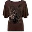Lifestyle-Foto Damen T-Shirt Volant Rockgitarre