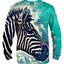 Szerezzen magának örömet ezzel a Dedoles darabbal Pulóver kapucni nélkül Zebra