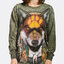 Hľadáte originálny a nezvyčajný darček? Obdarovaného zaručene prekvapí Tričko s dlhým rukávom Vlk indián