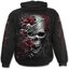 Foto Mikina s kapucí Tři lebky a růže