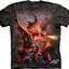 Hľadáte originálny a nezvyčajný darček? Obdarovaného zaručene prekvapí Tričko s krátkym rukávom Útok drakov