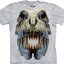 Výprodej 3D tričko Lebka Tyranosaurus Rex