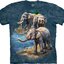 Hľadáte originálny a nezvyčajný darček? Obdarovaného zaručene prekvapí Tričko s krátkym rukávom Slony pri vode