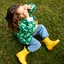 Obrázok produktu Bottes de pluie jaune or rigolotes pour enfants