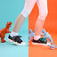 Lifestyle foto Vrolijke canvas kinderschoenen Dinos & vulkanen