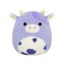 Kedvezmény SQUISHMALLOWS Bubba, a lila tehén, 20 cm