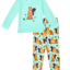 Rabatt Lustiger Pyjama für Kinder Eichhörnchen im Wald