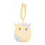 Eredeti ajándék a Dedolestől SQUISHMALLOWS Kulcstartó – Rina, a sárga tehénke, 9 cm