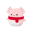 Obrázok produktu Squishmallows Archie l'axolotl rosa con sciarpa morbida, 30 cm