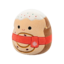 Pre dokonalý a originálny outfit Squishmallows Davey il rotolino alla cannella con sciarpa rossa, 20 cm