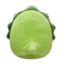 Lifestyle foto Squishmallows Tristan il triceratopo verde con pancia pelosa, 20 cm