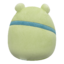 Eredeti és szokatlan ajándékot keres? a megajándékozottat garantáltan meglepi SQUISHMALLOWS Wendy, a zöld béka táskával, 20 cm