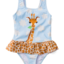 Obrázok produktu Veselé dievčenské plavky Roztomilá žirafa