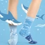für ein vollkommenes und originelles Outfit Lustige Kindersocken Grauer Hai