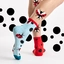 Tip na darček Chaussettes mi-mollet rigolotes Coccinelles et points